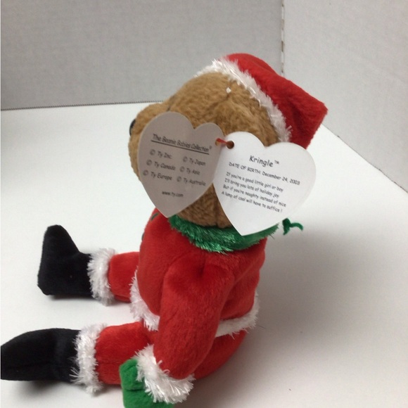 Ty Beanie Baby Retired Kringle 2003 Bear - Picture 2 of 3